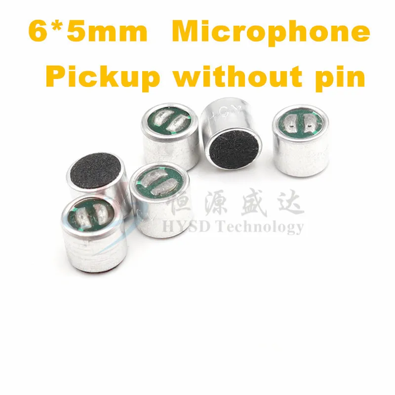 10pcs Mikrofón 9*7 9*4.5 6*5 6*2.7 6*2.2 6*1.8 6*1.5 4.5*2.2 4*1.5 mm MIC Kondenzátora Electret Mikrofón s 2 pin Pickup