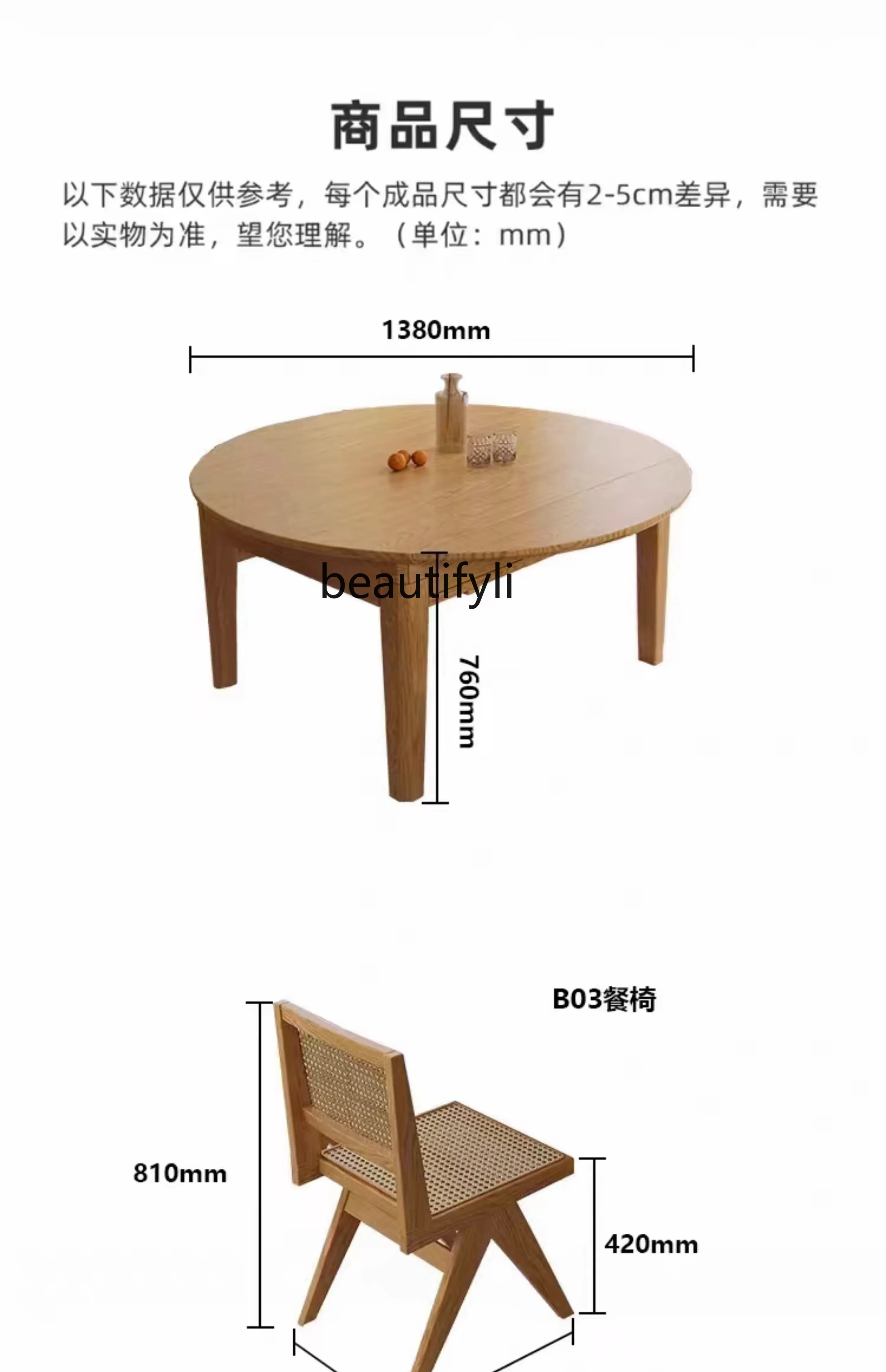 Masívneho Dreva Jedálenský Stôl Zdvíhateľnej Skladacie Moderný Jednoduchý Drevo Farba Domácnosti Malý Byt Biely Vosk kolo