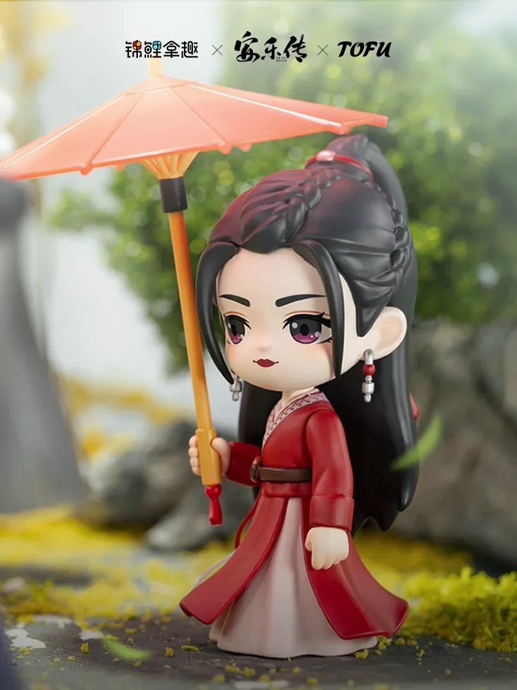 Originálne TV Anime Obrázok Model Bábiky Legenda Anle Zhuan Ren Anle Di Ziyuan Dilraba Han Vy Gong Jún Luo Mingxi Q-verzia Hračka Gif
