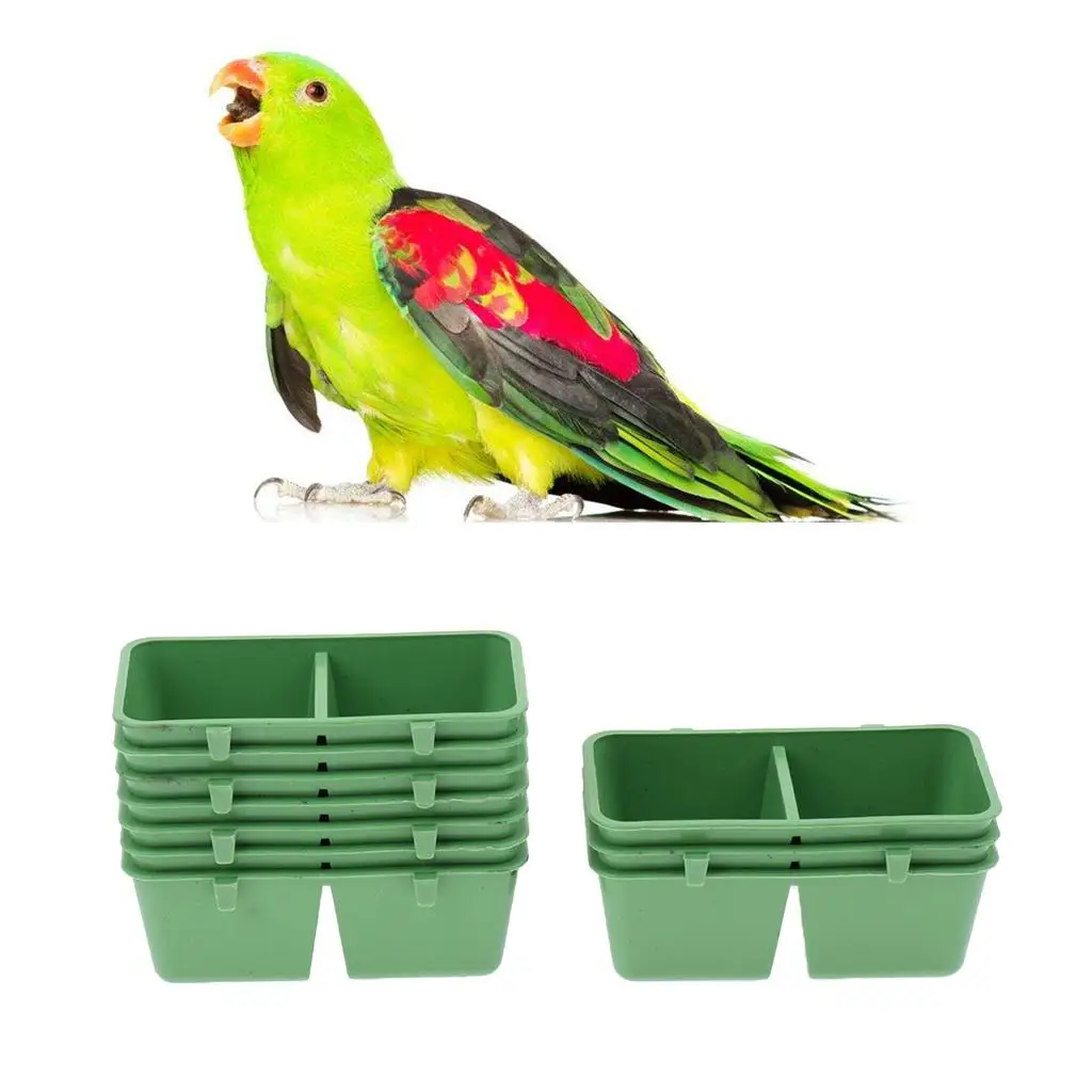 Plastové Vtáčie Krmítko Papagáj Podávač Vody Misy Papagáj Feeder Vaňa Dodávky