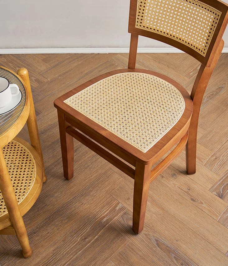Minimalistický Čínsky štýl, biely vosk, drevo, jedálenské stoličky pre homestays, dizajnový nábytok, jedálenské stoličky