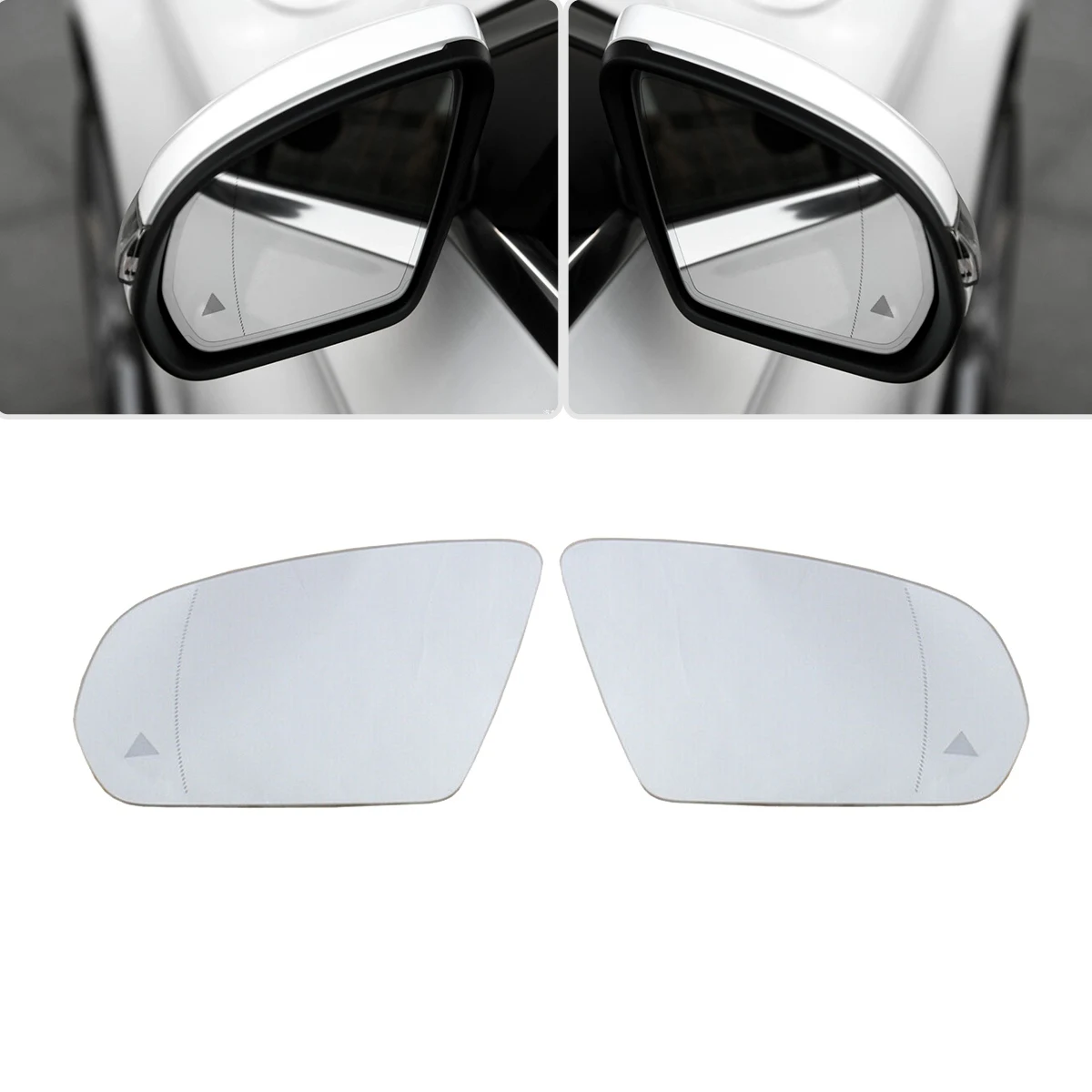Pravej Strane Krídla Spätné Zrkadlo Gl Blind Spot Vyhrievané pre Mercedes-Benz C,E,S,GLC Cl W205 W222 W213 X253 2013-2021