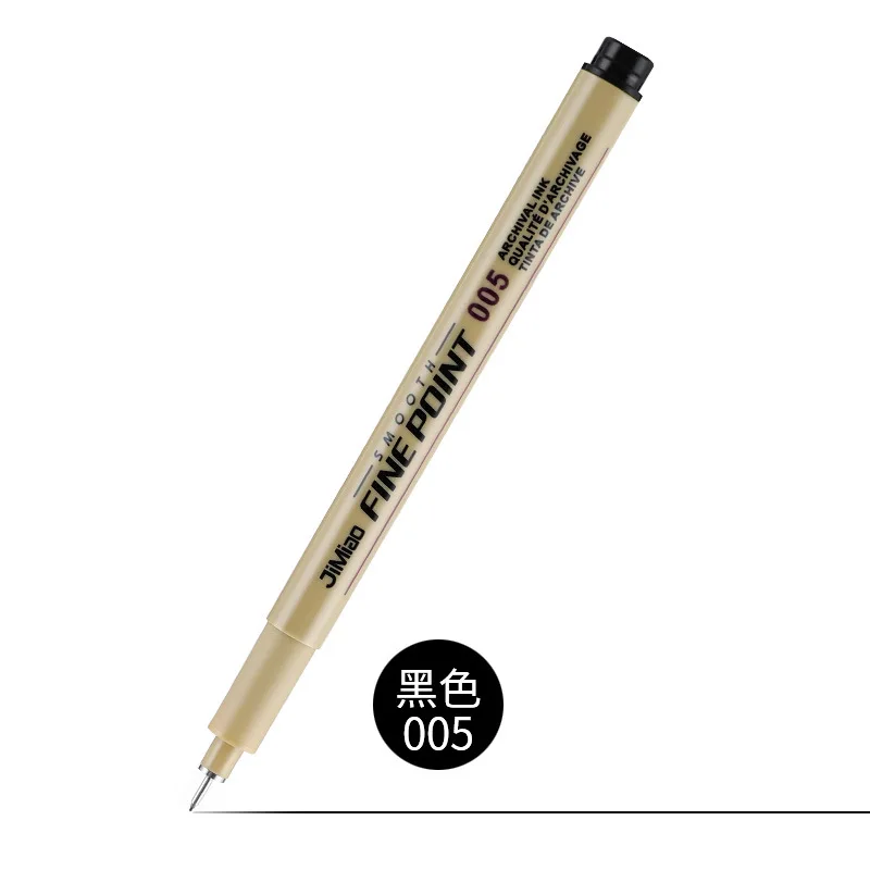 Ihla Pero 12pcs Navrhovať Pero na báze Vody, na Kreslenie Perom Manga Náčrt Pero Manga Značky Perá Háčik Liner Pen Comics Dizajn