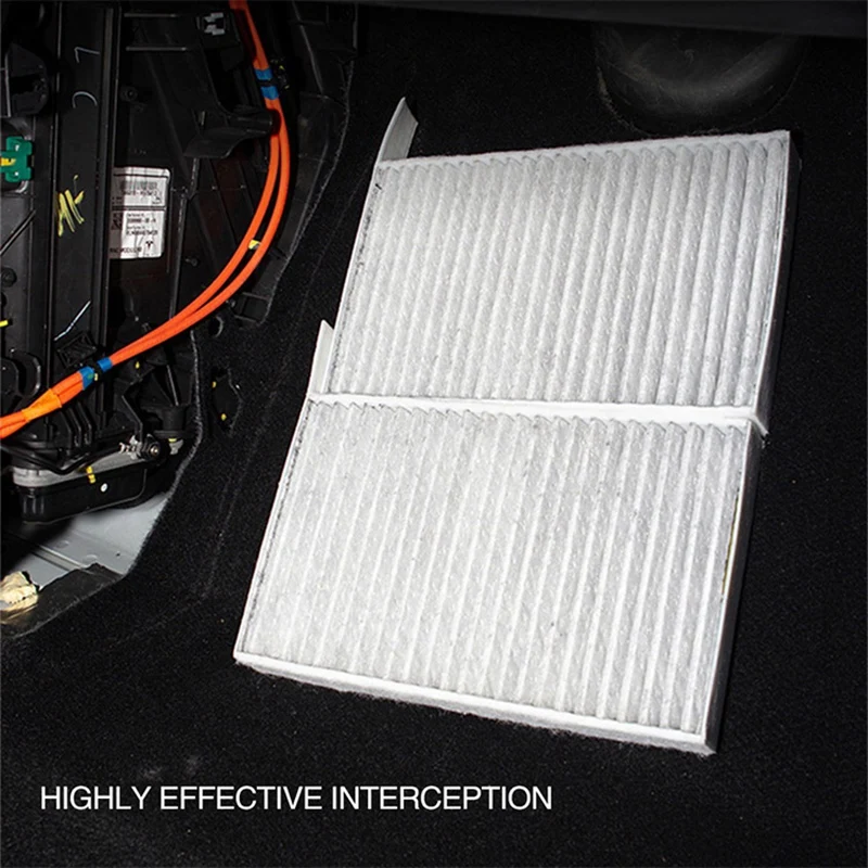 2 ks Model 3 Klimatizácia Náhradný Filter pre Tesla Model 3 Y s uhlím Auto vzduchový Filter