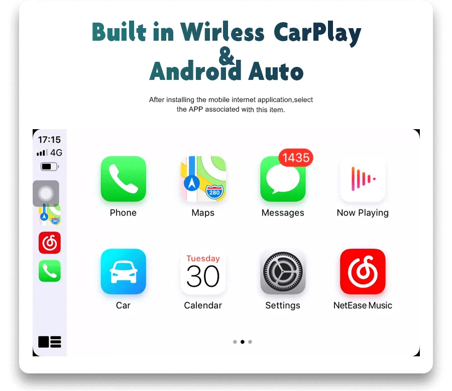 WITSON AI HLAS Android 11 Multimediálne autorádio Pre Hyundai H1 2 2017 - 2018 Bezdrôtový CarPlay 4G Modem