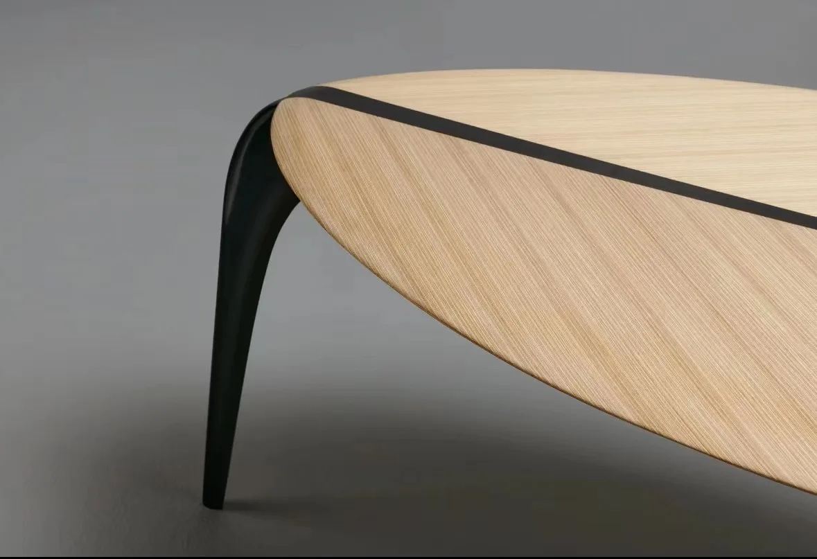 Moderný minimalistický list-tvarované stôl rozšírené čaj stôl Nordic domácnosti stôl