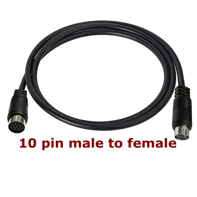 S-video Mini DIN10Pin Muž žena Dokovacej Predlžovací Video Kábel Pre Televíziu, Monitor, Projektor, Audio a Video