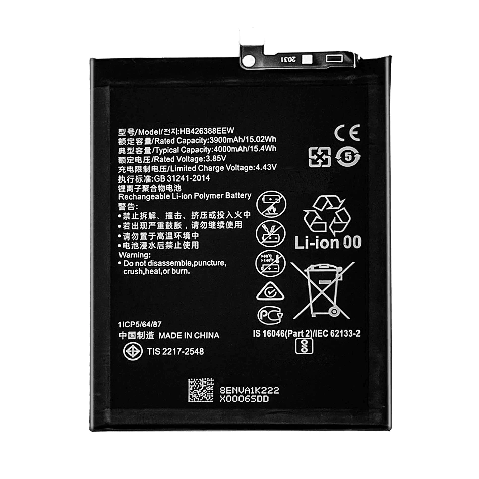 HB426388EEW Náhradnú Batériu pre Huawei Tešiť Z Vychutnajte si 20 Pro 20Pro pre Česť 30 Lite 30Lite Bateira 4000mAh