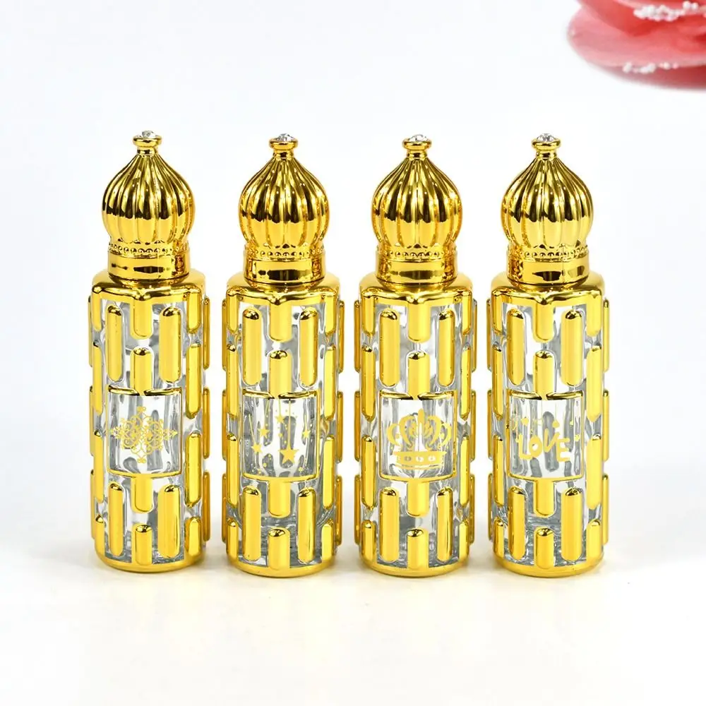 Vintage Parfum Fľaše Mini Luxusný Zlato Samoopaľovacie Roll-on Fľaše Prázdne Naplniteľné Esenciálny Olej Fľaše, Svadobné Dekorácie
