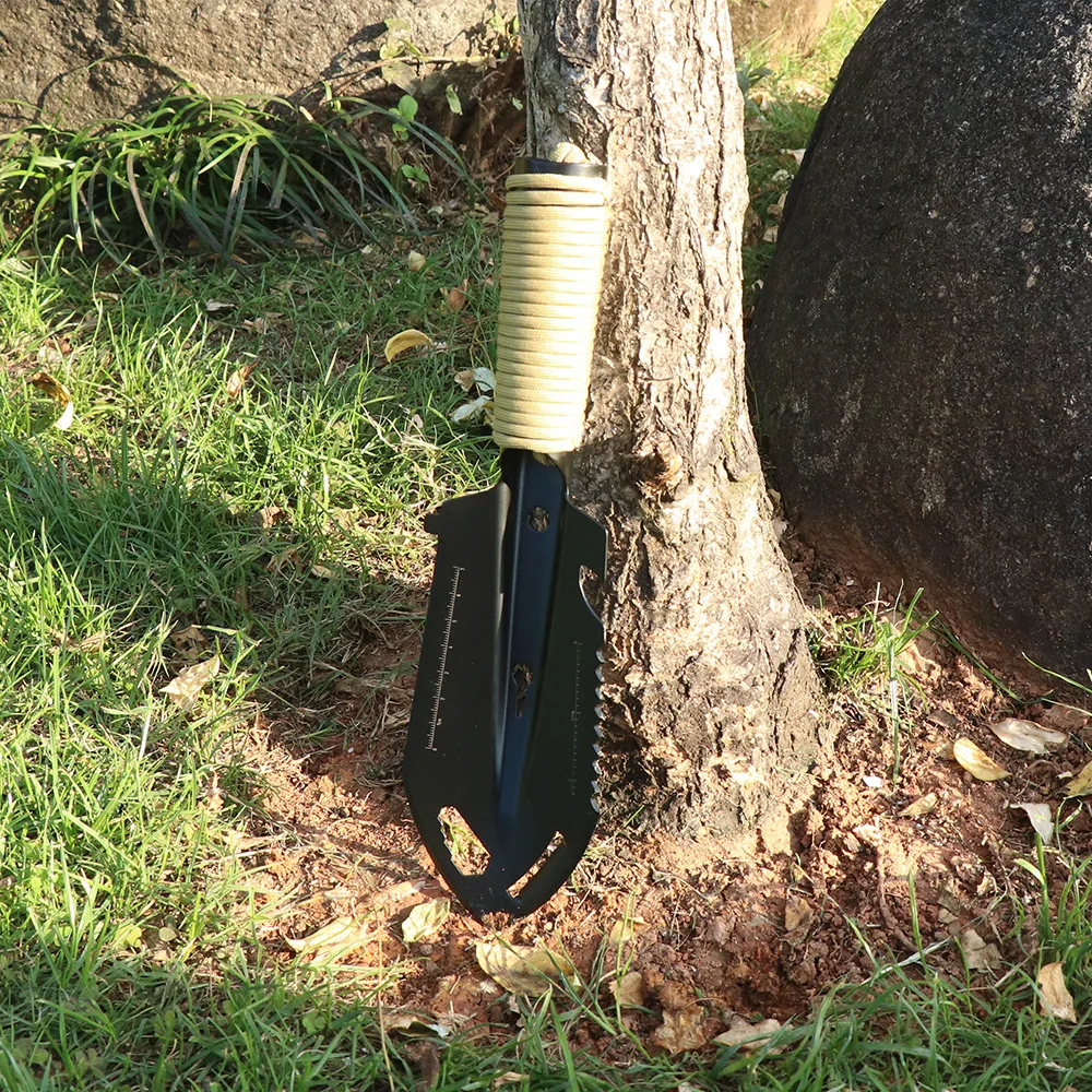 Prenosný Mini Nehrdzavejúcej Ocele Ruky Lopatu Multifunkčné Outdoor Camping Záhradné Náradie Sady, 7 V 1 Taktické Prežitie Turistika Piknik