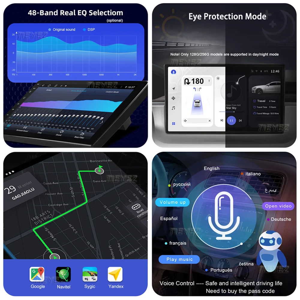 Android 13 Pre Ford Ranger 2015 - 2020 autorádia Hráč QLED Displej GPS Navigácie Multimediálne Carplay Autoradio DSP Č. 2 Din DVD