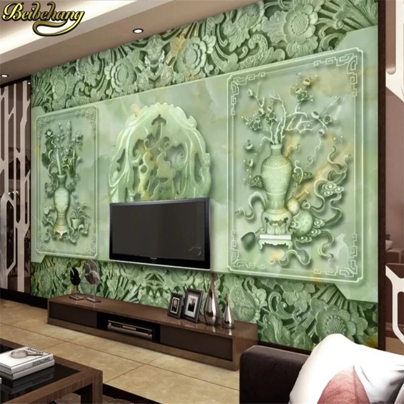 beibehang 3d vlastné foto tapety veľké nástenné maľby Phoenix jade plastický gauč TV pozadí spálňa decor stenu papiere domova