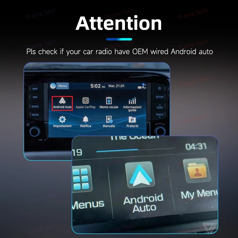 Android Auto Bezdrôtový Adaptér, Smart AI Políčko Auto OEM Káblové Android Automatické Bezdrôtové pripojenie USB Dongle pre SamSung Xiao Najnovšie Mini Tela