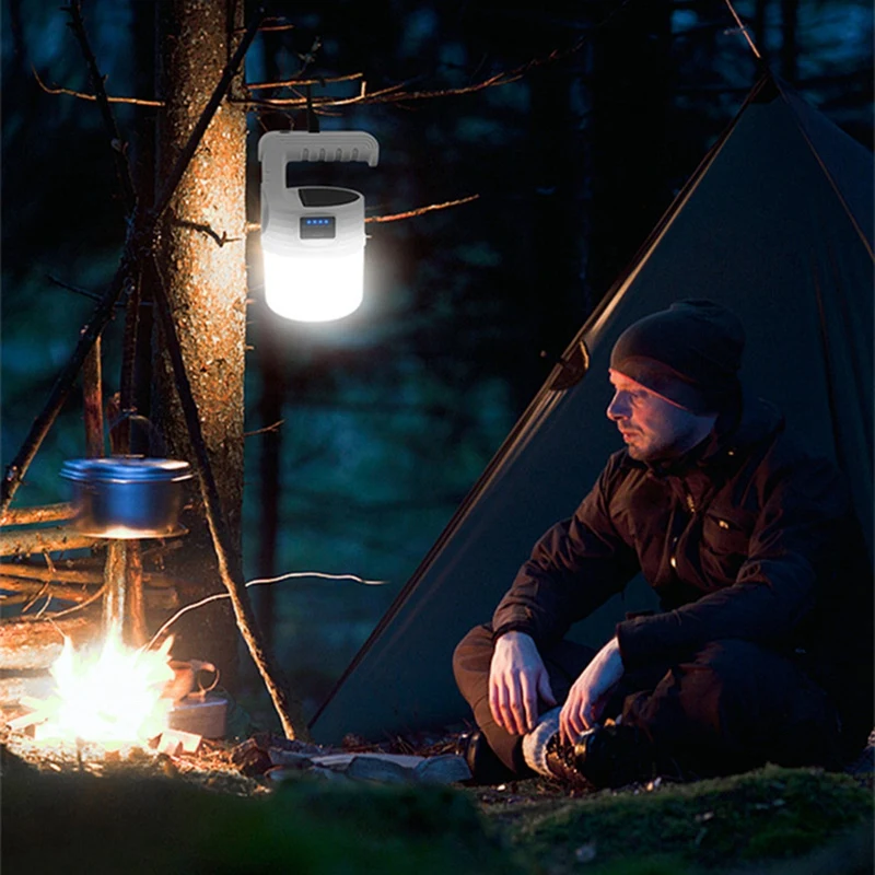 1 Ks Camping Slnečné Svetlo USB Nabíjateľné Svietidlo, Vonkajšie Nepremokavý Stan Lampy Prenosné Svietidlá na Núdzové Osvetlenie Pre BBQ Turistika