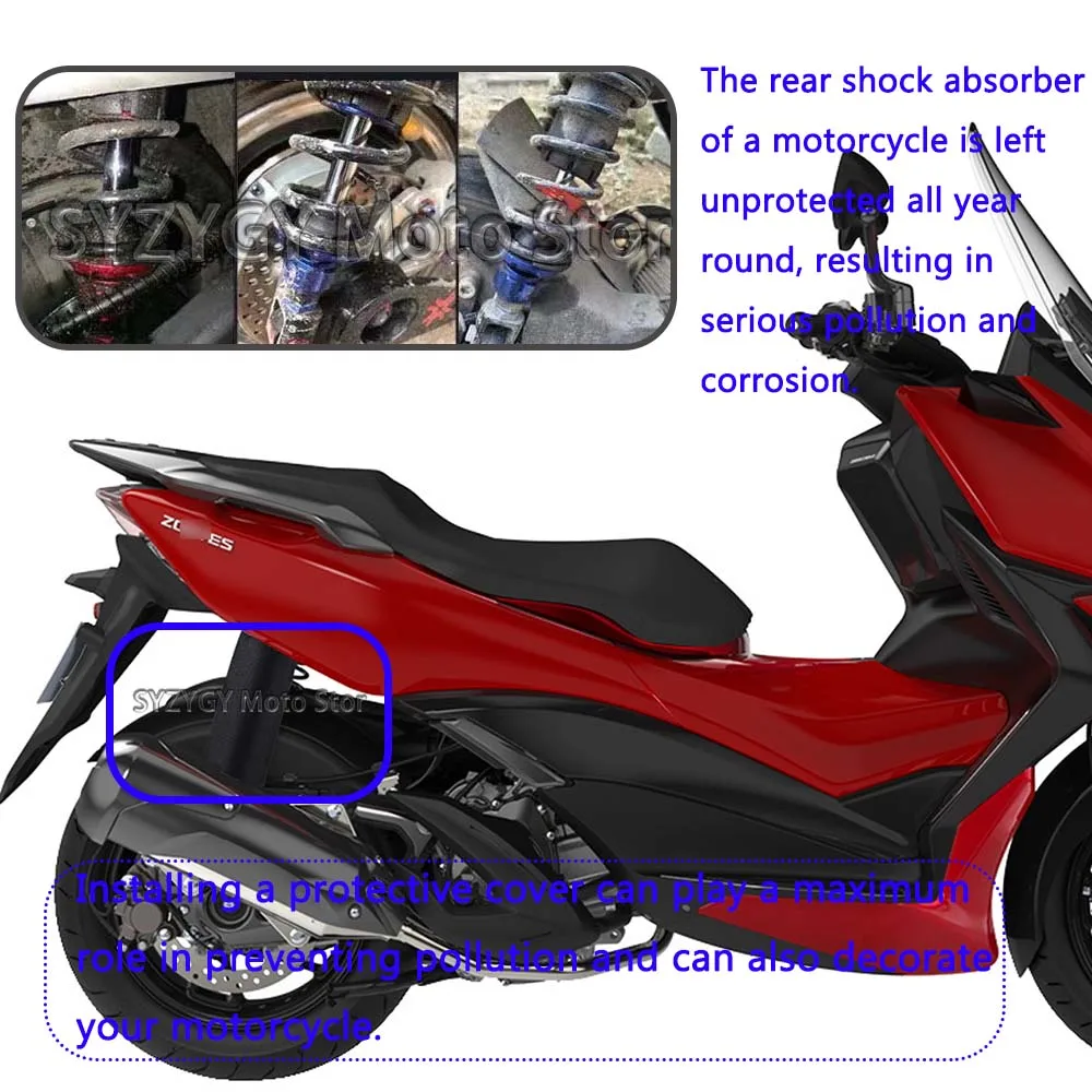 Pre ZONTES 310M 310m Motocykel tlmič ochranný kryt, Motocykel tlmič prachu ochrana