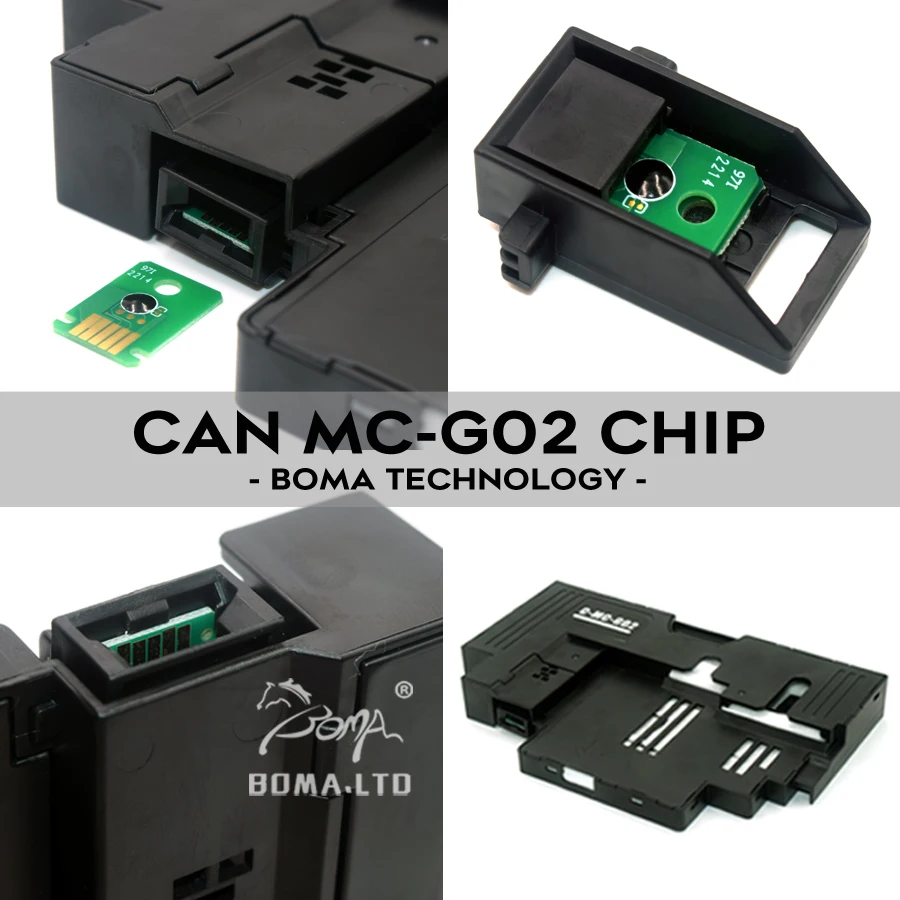 20Pcs G02 Odpadového Atramentu Údržba Box Čip MC-G02 Pre Canon G2160 G3160 G1220 G2260 G3260 G1420 G1820 G2820 G2860 Tlačiarne