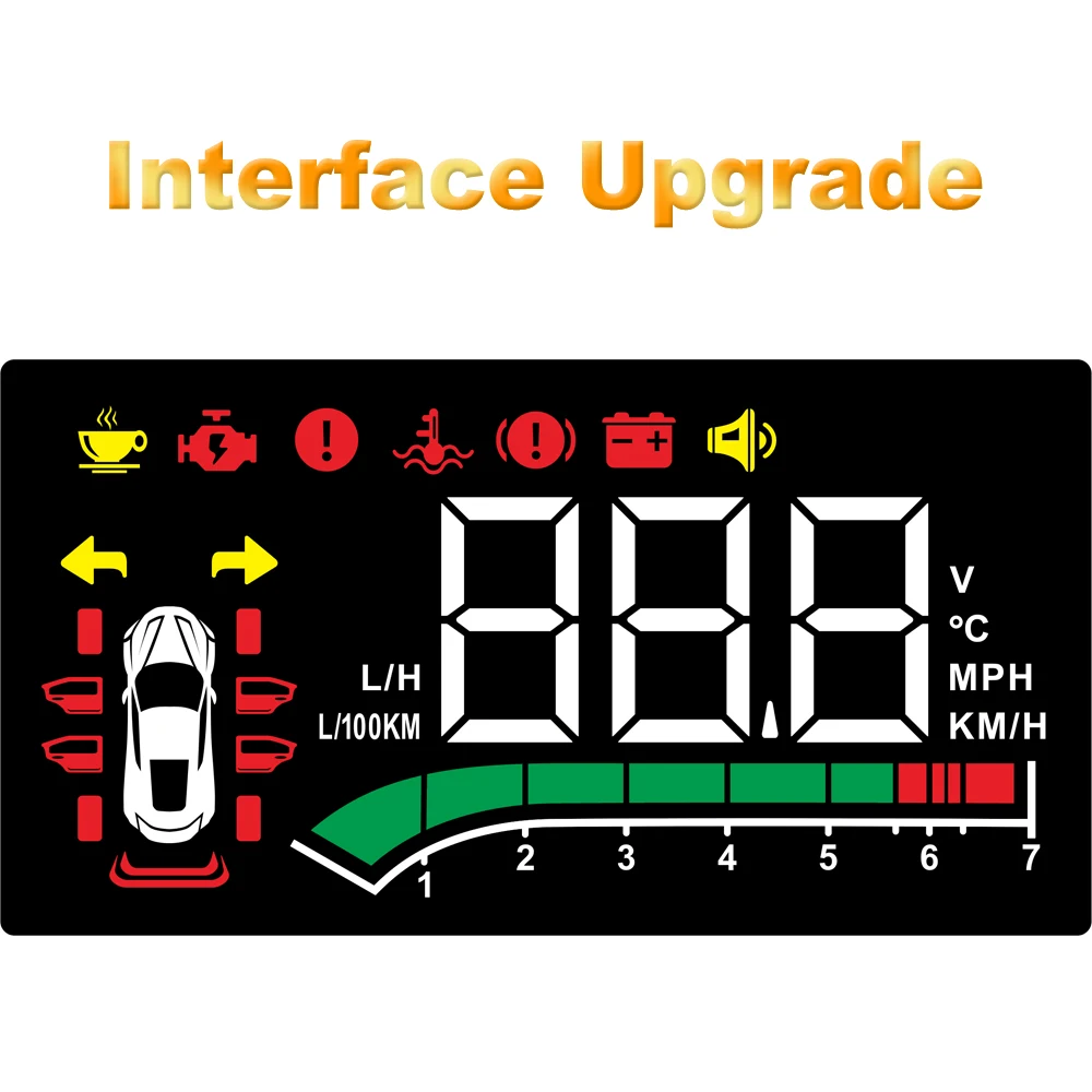 Pre Infiniti QX80 2016-2023 Auto Elektronické Príslušenstvo Head Up Displej HUD Auto Plug Play Varovanie prekročenia rýchlosti