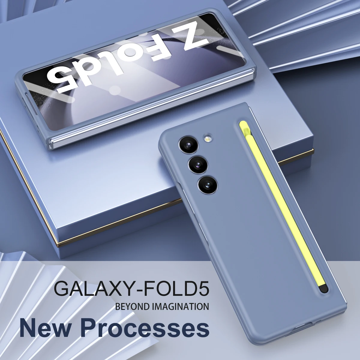 Jednoduchý Shell Film Integrovaný Telefón puzdro Pre Samsung Galaxy Z Násobne 5 4 Skladacie All-inclusive ochranný Kryt S Kondenzátor Pero