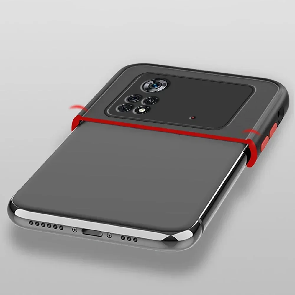 Matný Transparentný Kryt Kamery Nárazníka Prípade Pre Xiao Poco X4 Pro 5G X3 NFC M4 Pro 4G Na Mi Pocox4 X4pro M4pro 5G Matné Shell
