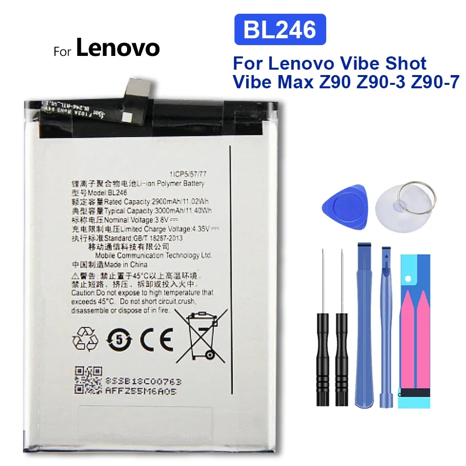 BL246 BL 246 Batérie Pre Lenovo Atmosféra Výstrel Z90 Z 90 A40 Z90-7 Z90-3 Bezplatné Nástroje + Sledovacie Číslo