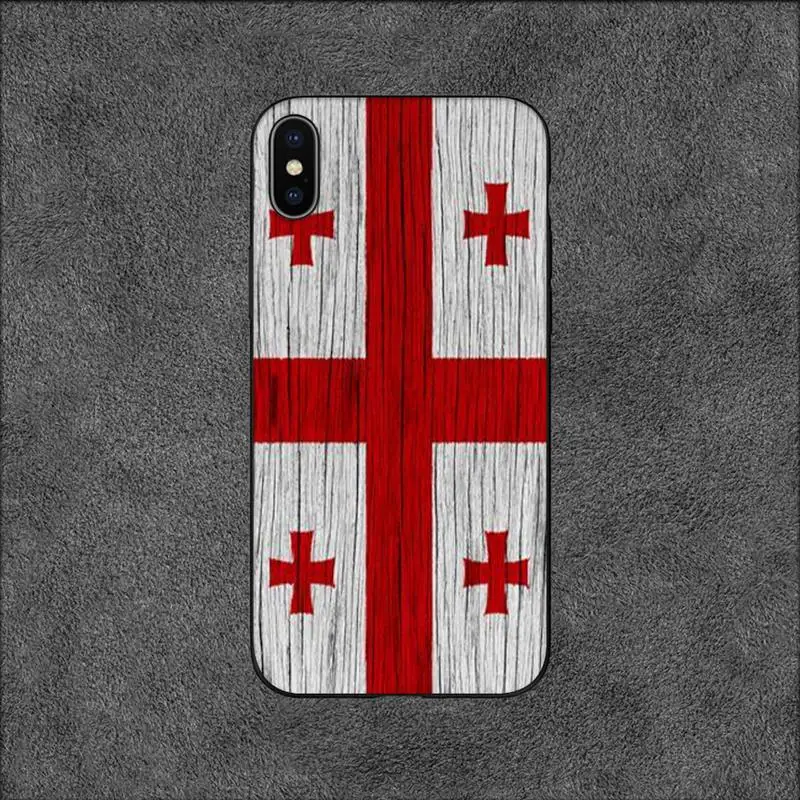 Gruzínska vlajka Telefón puzdro Pre iPhone 11 12 Mini 13 Pro XS Max X 8 7 6 Plus 5 SE XR Shell
