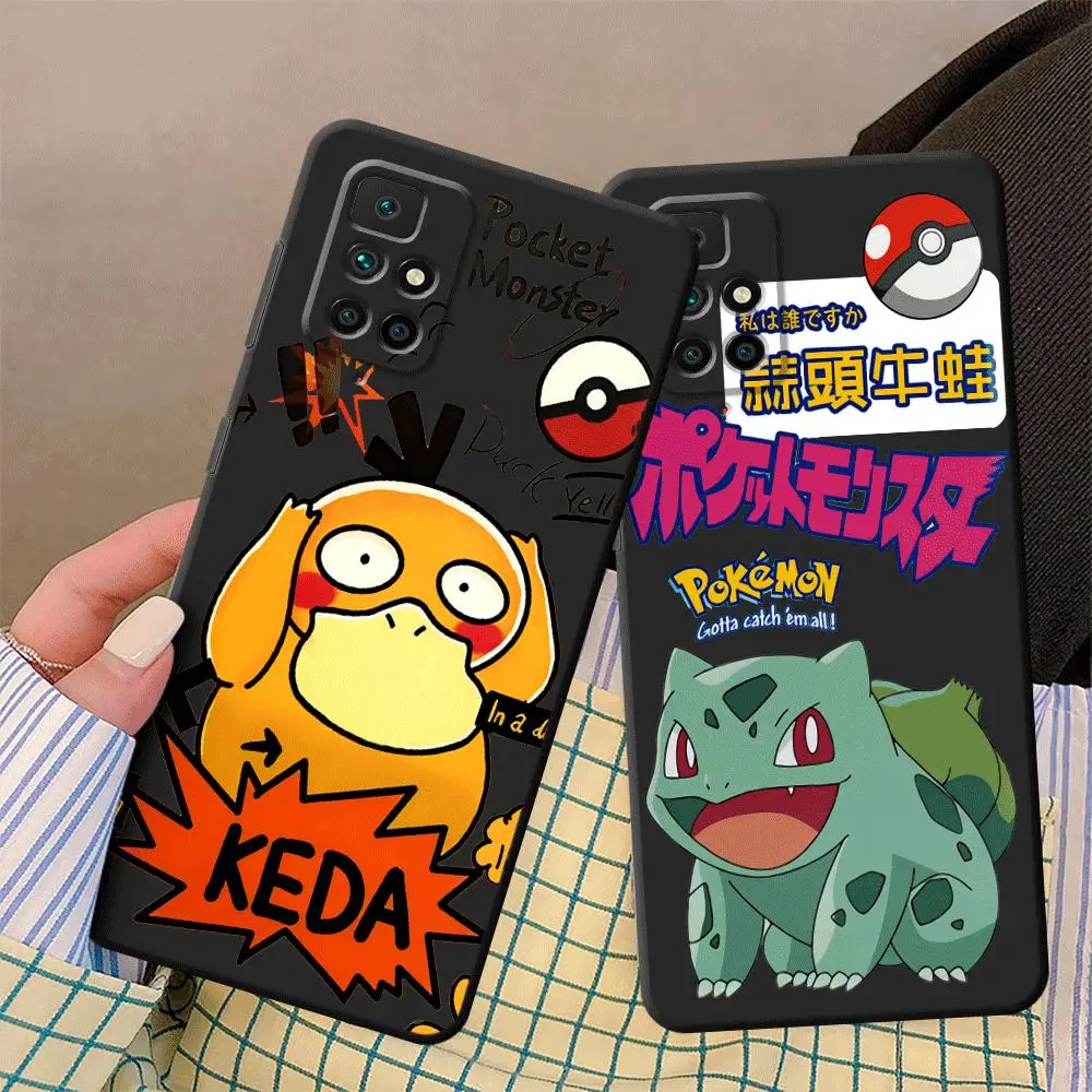 Pokemon Monster Kryt Telefónu Prípade Redmi 9C 9 9T 10 12 10C, 10A 12C K60 K60E K40s A2 A1 Plus 9A K50 Herné K40