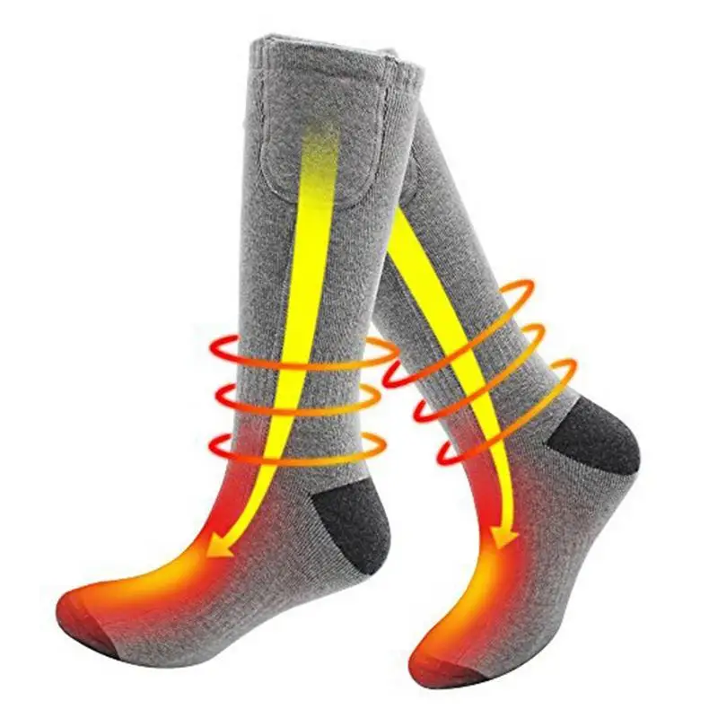 Vyhrievané Ponožky Zimné Teplé Termálne Ponožky S regulovateľnou Teplotou 2200mAh Napájané Batériou Tepelnej Nohy Ohrievačov Pre Zimný Lov