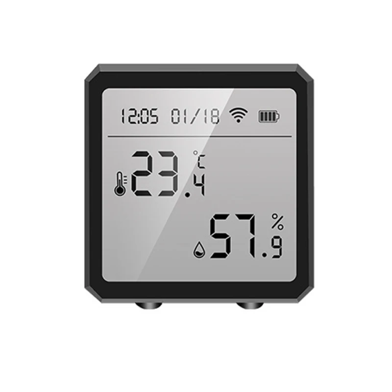 1~6PCS Tuya Smart WiFi Teploty Vlhkosti Snímač s LCD Displej Wireless Smart Teplomer Vlhkomer Funguje Alexa Hej