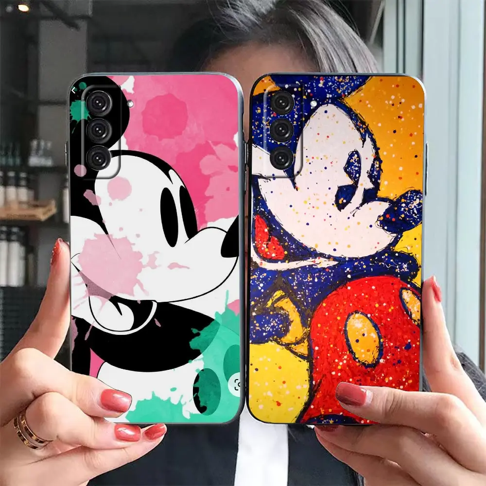 Disney Mickey Minnie Mouse Cartoon Puzdro Pre Galaxy S22 S23 Ultra Obal Pre Samsung Galaxy S22 S23 S21 S20 Ultra Fe S9 S10e Plus
