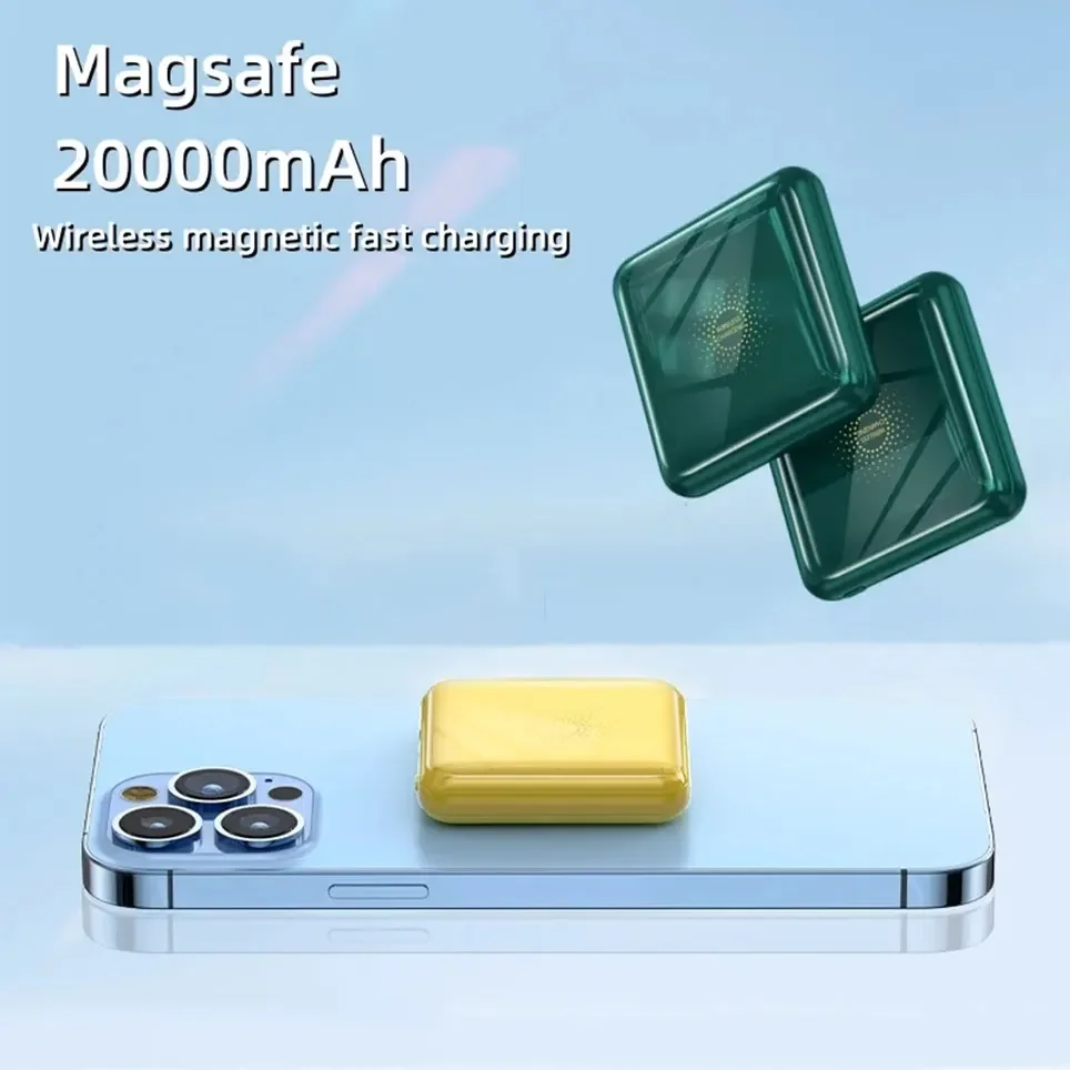Mini Magsafe Power Bank 10000mAh Kompaktný Prenosný Mobilný Telefón Externé Napájanie Bezdrôtového Rýchle Nabíjanie Magnetické Power Bank