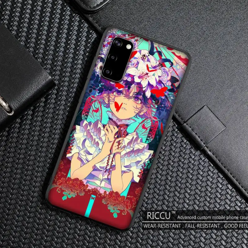 Japonské anime kawaii dievča Telefón puzdro pre Samsung S20 plus Ultra S6 S7 okraji S8 S9 plus S10 5G