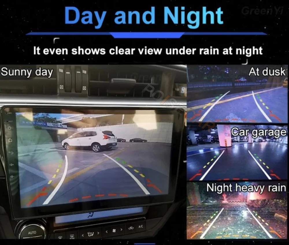 Bezdrôtové Nočné Videnie IR parkovacia kamera EÚ špz Rám Auto Reverse Fotoaparát vodotesný Späť Do Kamery pre monitorovanie