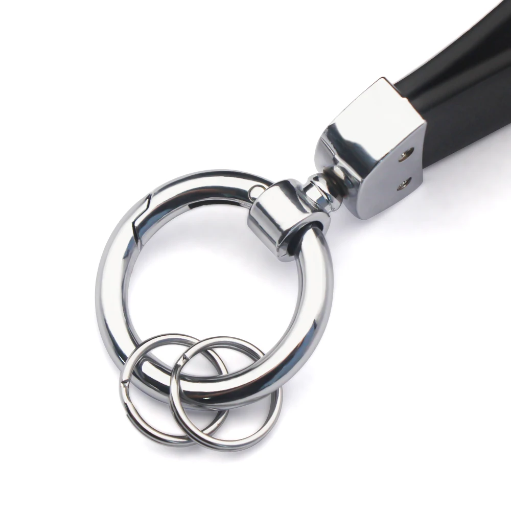 3D Kovu, Kože Znak Auto Keychain prívesok na Kľúč Krúžkami Pre Suzuki Swift SX4 Grand Vitara Liana Aerio Jimny Samuraj Amagatarai