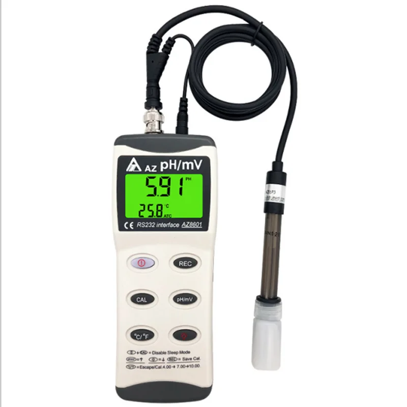 AZ8601 PH Meter pH Testovacie Pero Priemyselné Vysokou Presnosťou Akvárium Kvality Vody PH Meter