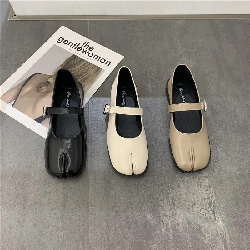 Móda Nové Žien Bežné Sandále Split Prst Platformu Mary Jane Topánky Vintage Čerpadiel, Plytkých Pevný Dievča Denne Ninja Topánky Bailamos
