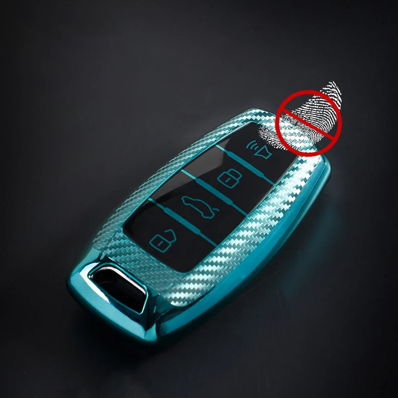 TPU Uhlíkových Vlákien Auto Smart Key puzdro Pre Veľký Múr Haval/Hover H6 H7 H4 H9 F5 F7 H2S Auto Držiteľ Shell Fob Príslušenstvo