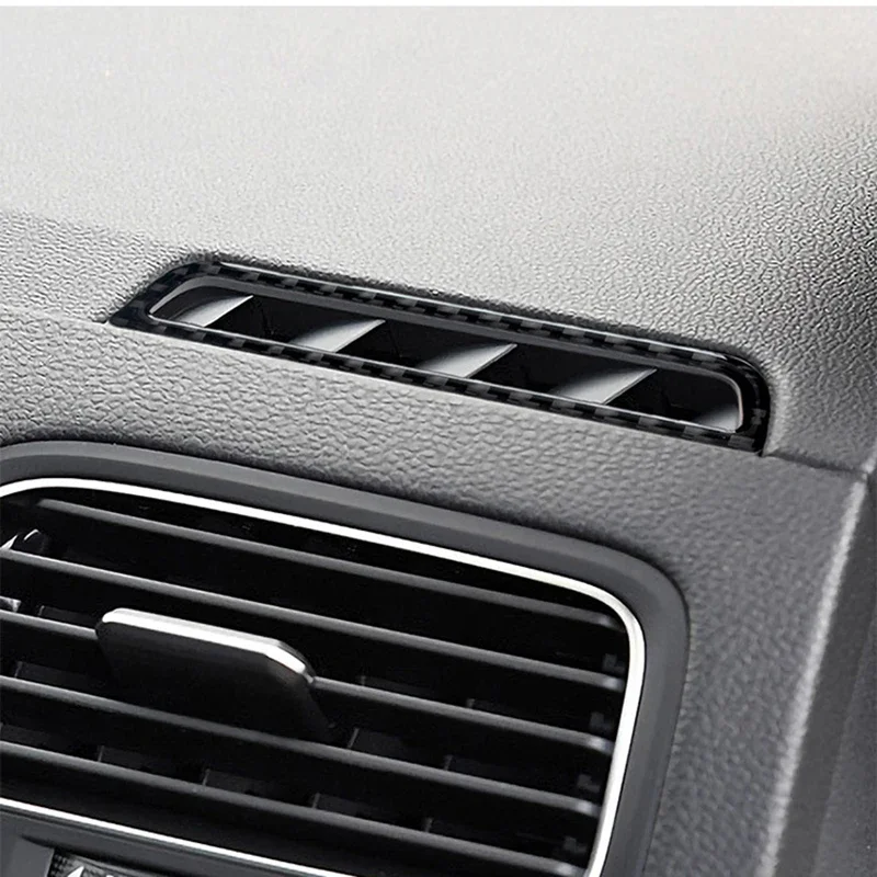 Carbon Fiber Auto Tabuli Air Vent Rám, Kryt Odvzdušňovací Nálepka Pre Volkswagen Golf 7 R Gte Gtd Mk7 2013-2019 Výbava Accessorie