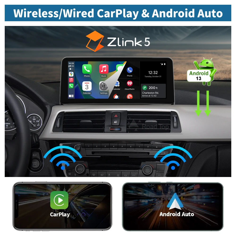 Android 13 Auto Multimediálny Prehrávač Displej Pre BMW 3 4 Série F30/F31/F32 NBT EVO Carplay Auto Rádio Stereo GPS Navigácie