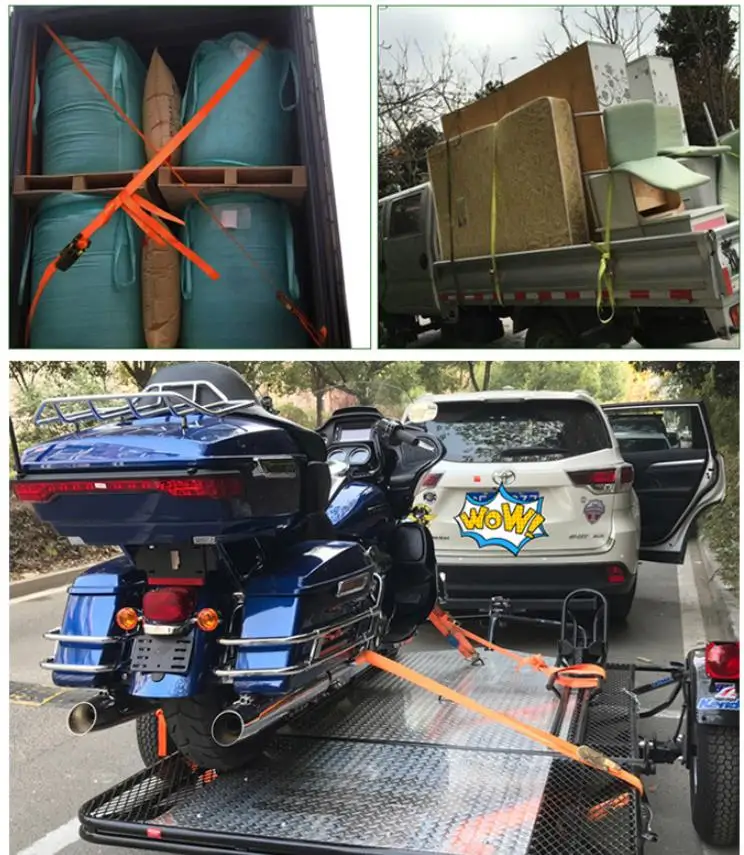 JOORMOM 2,5 cm auta cargo páskovania popruh uťahovák Račňový pevne lano auto klip upevnenia Auto príslušenstvo