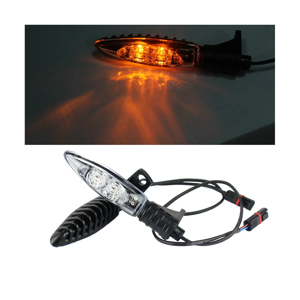 Predné LED Zase Signál Zase Signálu, Svetelný Indikátor Blinker Motocykel pre HP4 S1000R S1000RR S1000XR R1200GS R1200R