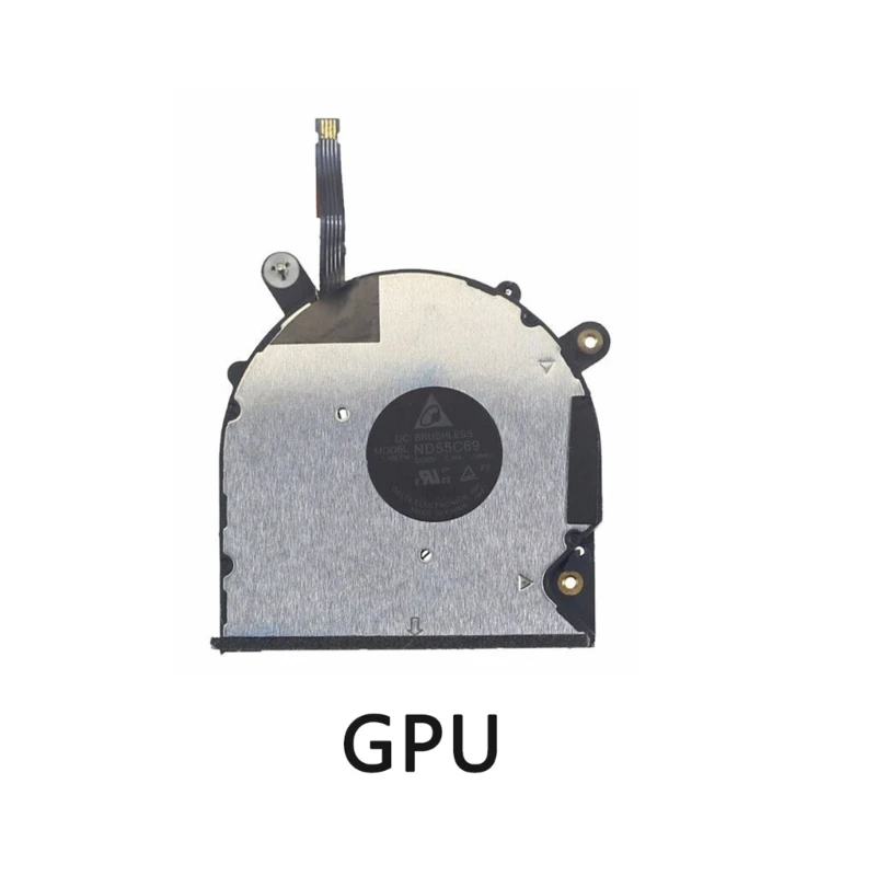 CPU GPU Chladič DC5V 4 pin, 4-vodiče Notebook Chladiča Ventilátor Pre Dell 13 7390 2-v-1 Prenosný Chladiaci Ventilátor