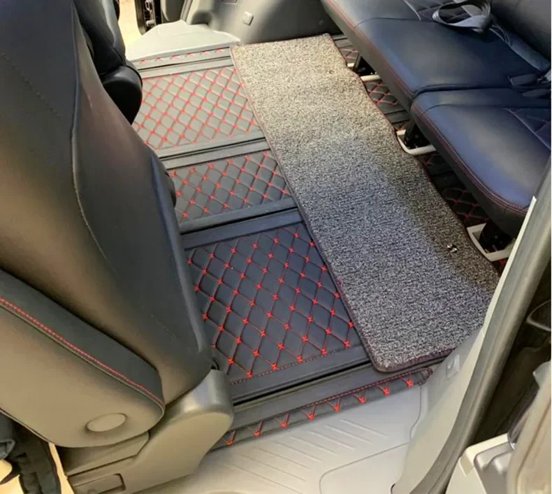 Top kvalita! Vlastné kompletnú sadu auto podlahové rohože + kufor mat pre Toyota Estima 2021-2006 7 8 miest nepremokavé dvojitej vrstvy koberce