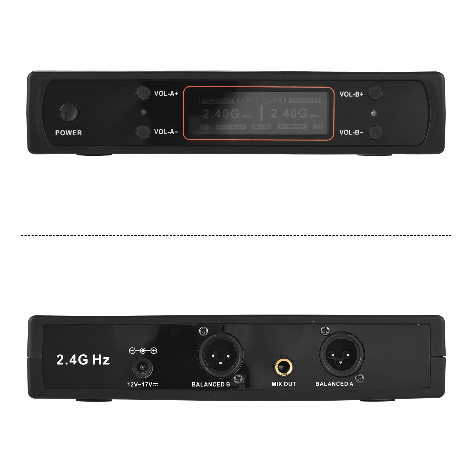 Bezdrôtový Mikrofón 1 až 2 2.4 G FM Ručný Mikrofón Systém, LCD Displej, 16 Kanálov KTV Fáze Domov Mikrofón Zariadenia