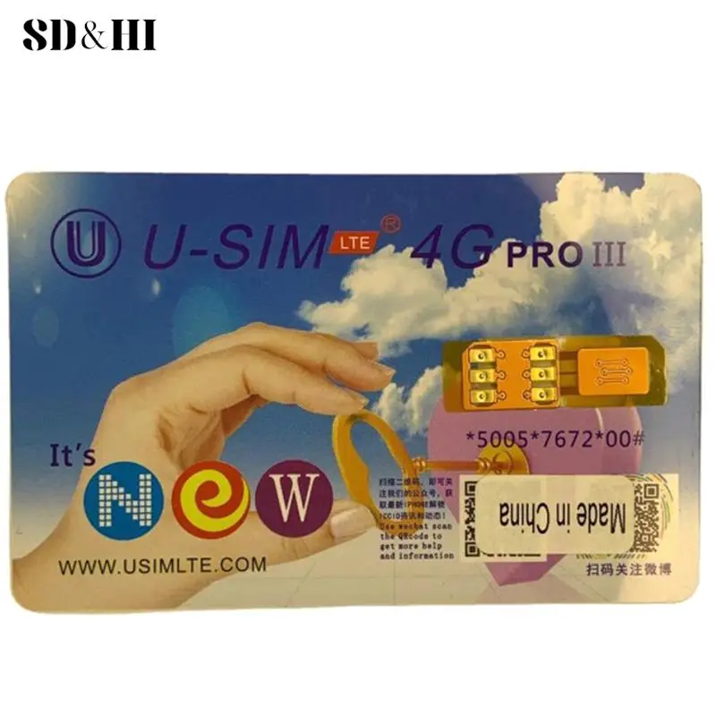 Usim 4GPro Odblokovanie SIM-Karty Pre Phone13/12/11/ProMax/XR Smart-je možné ich dekódovať Čip pre SIM-Karty