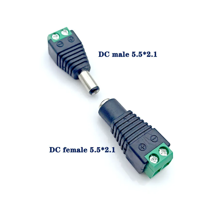 DC Zásuvky Napájania 5.5X2.1,5.5X2.5 mm, 12V DC Napájanie, Rozhranie Samec A Samica Konektor Konektor Špeciálne Veľkoobchod