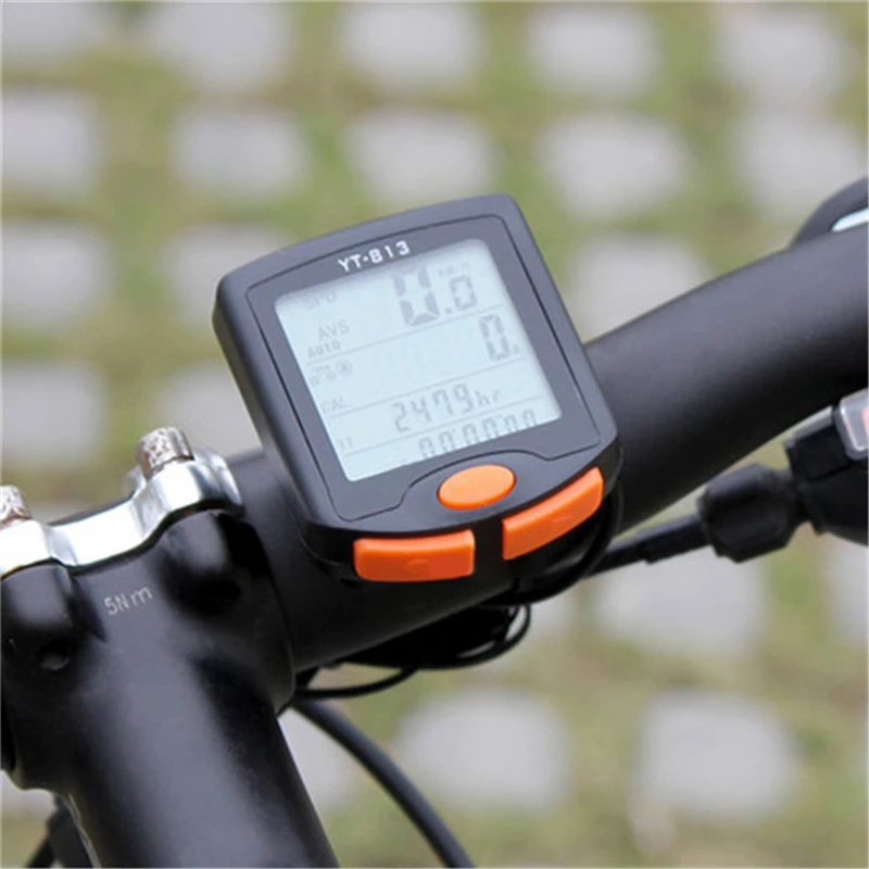 Požičovňa Počítačov Nepremokavé Káblové/Bezdrôtové Rýchlomer počítadlo kilometrov na Bicykli Multi Funkcia Pre Cestnú MTB Bike 4 dvojriadkový Displej Accessor