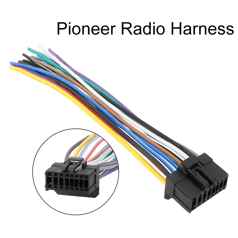 Rádio Elektroinštalácie Pioneer Rádio Postroj Plug Conector Auto DEH12 DEH23 DEH2300 Jednoduché Pripojenie Postroj Rádio Úplne Nové