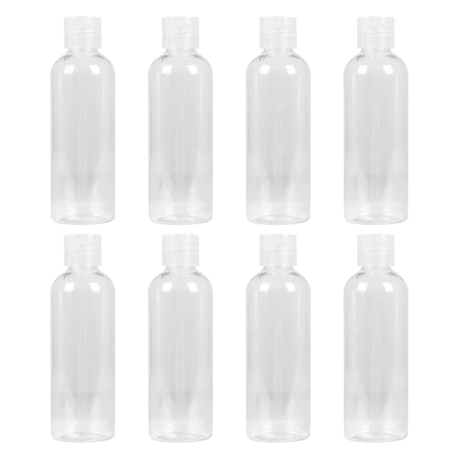 8PCS Spreji 100ML Priehľadná Fľaša Malý Sprej Prázdne Plastové Fľaše Kvapaliny Travel Kit 100 ml Transparentná Kvapalina Cestovanie