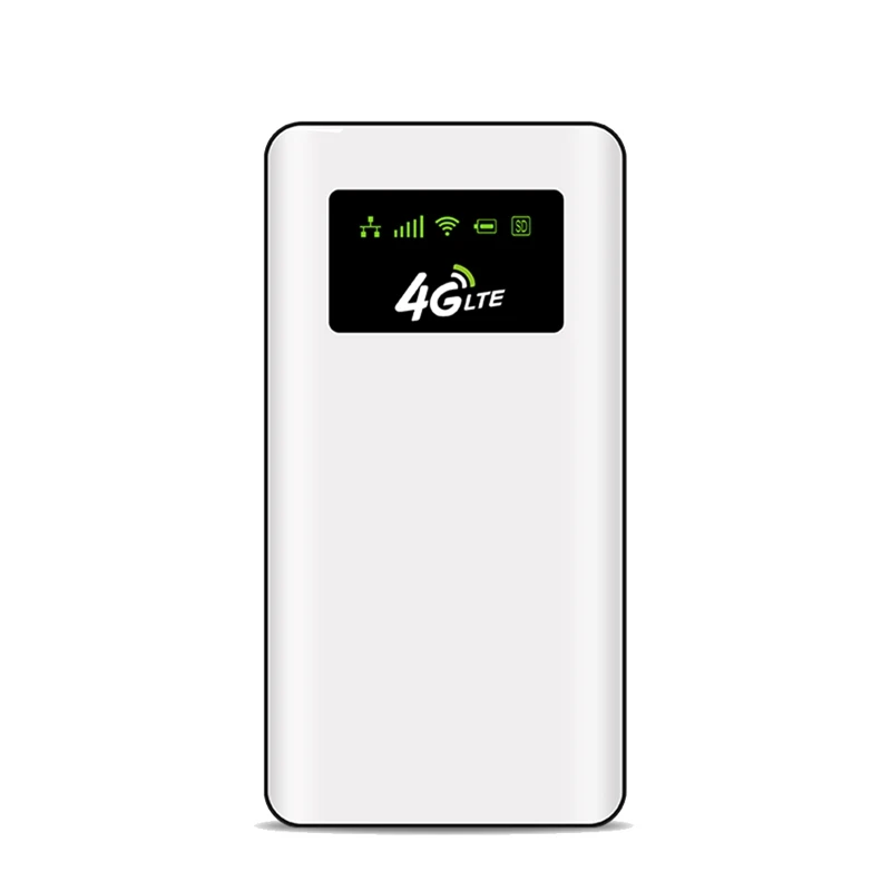 4G Mifi Router Wifi Router 150Mbps 100M Sieťový Port 5000Mah Mifi Modem Auto Mobile Wifi Hotspot S Slot Karty Sim