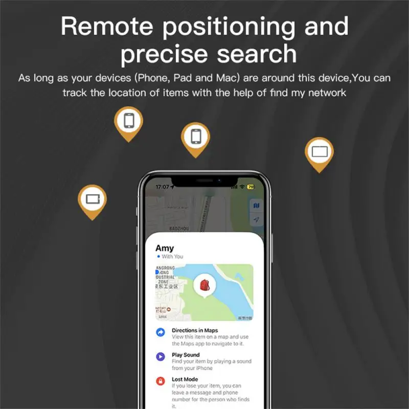 IOS polohovacie zariadenie na Sledovanie Air Tag Key Dieťa Finder Pet Anti-Stratil Sledovanie Polohy Smart Auto Pet Tracker Pre Apple Nájsť svoju Aplikáciu